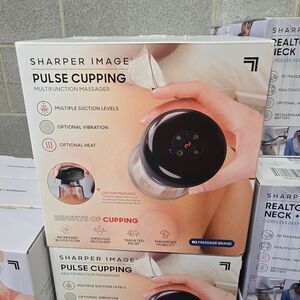 Sharper Image Black Pulse Cupping Massager